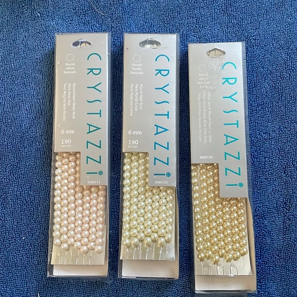 Assorted crafting pearls, new - Picture 5 of 5